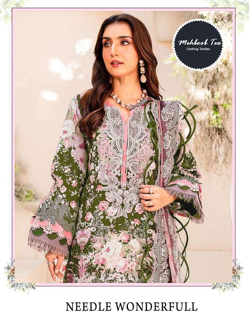  D No 1261 desgin number SUMMER Mehbbob tex